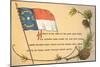 North Carolina Flag and Poem-null-Mounted Art Print