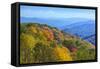North Carolina, Great Smoky Mountains NP, View from Newfound Gap Road-Jamie & Judy Wild-Framed Stretched Canvas