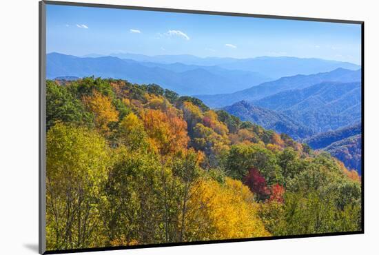 North Carolina, Great Smoky Mountains NP, View from Newfound Gap Road-Jamie & Judy Wild-Mounted Photographic Print