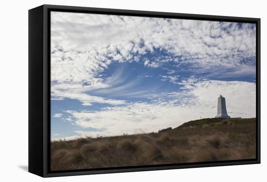 North Carolina, Kill Devil Hills, Wright Brothers National Memorial-Walter Bibikow-Framed Stretched Canvas