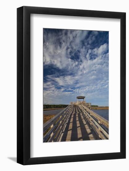 North Carolina, Outer Banks National Seashore, Bodie Island, Boardwalk-Walter Bibikow-Framed Photographic Print