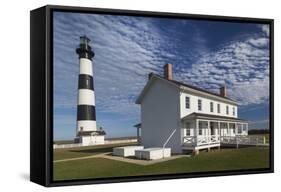 North Carolina, Outer Banks National Seashore, Bodie Island Lighthouse-Walter Bibikow-Framed Stretched Canvas