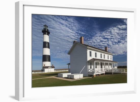 North Carolina, Outer Banks National Seashore, Bodie Island Lighthouse-Walter Bibikow-Framed Photographic Print