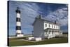 North Carolina, Outer Banks National Seashore, Bodie Island Lighthouse-Walter Bibikow-Stretched Canvas