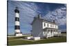 North Carolina, Outer Banks National Seashore, Bodie Island Lighthouse-Walter Bibikow-Stretched Canvas