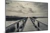 North Carolina, Outer Banks National Seashore, Corolla,Boardwalk-Walter Bibikow-Mounted Photographic Print