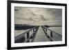 North Carolina, Outer Banks National Seashore, Corolla,Boardwalk-Walter Bibikow-Framed Photographic Print