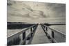 North Carolina, Outer Banks National Seashore, Corolla,Boardwalk-Walter Bibikow-Mounted Photographic Print