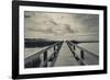 North Carolina, Outer Banks National Seashore, Corolla,Boardwalk-Walter Bibikow-Framed Photographic Print