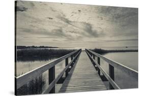 North Carolina, Outer Banks National Seashore, Corolla,Boardwalk-Walter Bibikow-Stretched Canvas