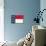 North Carolina State Flag-Lantern Press-Stretched Canvas displayed on a wall