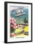 North Carolina Travel Poster-null-Framed Art Print