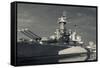 North Carolina, Wilmington, Battleship Uss North Carolina-Walter Bibikow-Framed Stretched Canvas