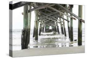 North Carolina, Wilmington, Oceanic Pier-Lisa S^ Engelbrecht-Stretched Canvas