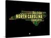 North Carolina Word Cloud 1-NaxArt-Stretched Canvas