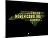 North Carolina Word Cloud 1-NaxArt-Mounted Art Print