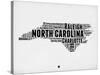 North Carolina Word Cloud 2-NaxArt-Stretched Canvas