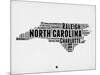 North Carolina Word Cloud 2-NaxArt-Mounted Art Print