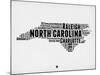 North Carolina Word Cloud 2-NaxArt-Mounted Art Print