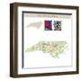 North Carolina-IndianSummer-Framed Art Print