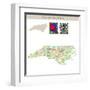 North Carolina-IndianSummer-Framed Art Print