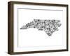 North Carolina-Jace Grey-Framed Art Print