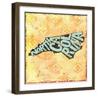 North Carolina-Art Licensing Studio-Framed Giclee Print