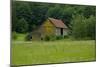 North Cascades Barn-George Johnson-Mounted Premium Photographic Print