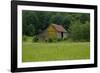 North Cascades Barn-George Johnson-Framed Photographic Print