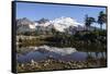 North Cascades, Washington. Mt. Baker and Reflection, on Park Butte-Matt Freedman-Framed Stretched Canvas