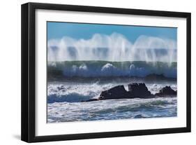 North Cayucos VI-Lee Peterson-Framed Photo