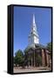 North Church, Portsmouth, New Hampshire, New England, United States of America, North America-Wendy Connett-Framed Stretched Canvas