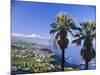 North Coast and Mount Teide, Tenerife, Canary Islands, Spain-John Miller-Mounted Photographic Print