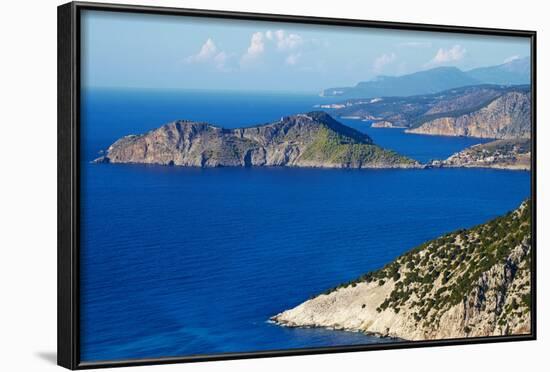 North Coast, Assos, Cephalonia, Ionian Islands, Greek Islands, Greece, Europe-Tuul-Framed Photographic Print