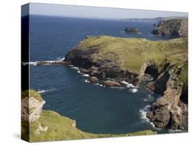 North Coast at Tintagel, Cornwall, England, United Kingdom, Europe-Rolf Richardson-Stretched Canvas