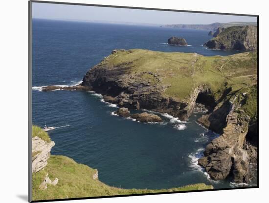 North Coast at Tintagel, Cornwall, England, United Kingdom, Europe-Rolf Richardson-Mounted Photographic Print