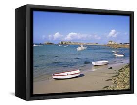 North Coast, Brittany, France-J Lightfoot-Framed Stretched Canvas