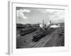 North Coast Limited Leaving Yard, Seattle, 1930-Asahel Curtis-Framed Giclee Print