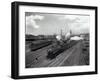 North Coast Limited Leaving Yard, Seattle, 1930-Asahel Curtis-Framed Giclee Print