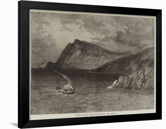 North Coast of Crete, from the Sea-null-Framed Giclee Print