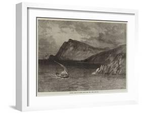 North Coast of Crete, from the Sea-null-Framed Giclee Print