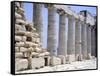 North Colonnade of Parthenon at Acropolis in Athens-null-Framed Stretched Canvas