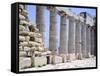 North Colonnade of Parthenon at Acropolis in Athens-null-Framed Stretched Canvas