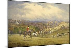 North Cotswold From Springhill-John King-Mounted Premium Giclee Print