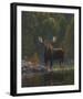 North Country Moose-Bruce Miller-Framed Art Print