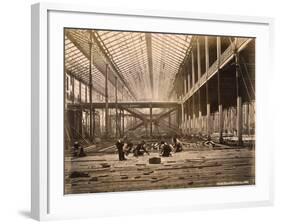 North Court, 21st February, 1862 (B/W Photo)-English Photographer-Framed Giclee Print