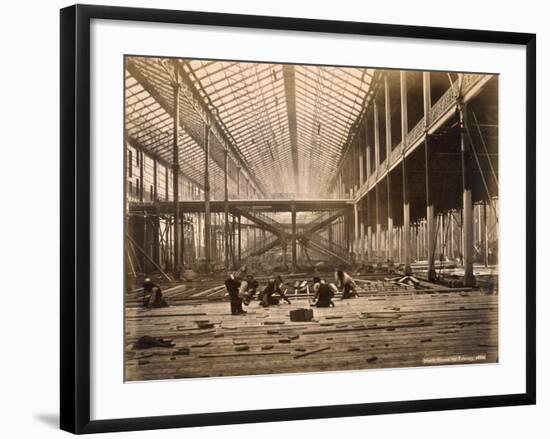 North Court, 21st February, 1862 (B/W Photo)-English Photographer-Framed Giclee Print