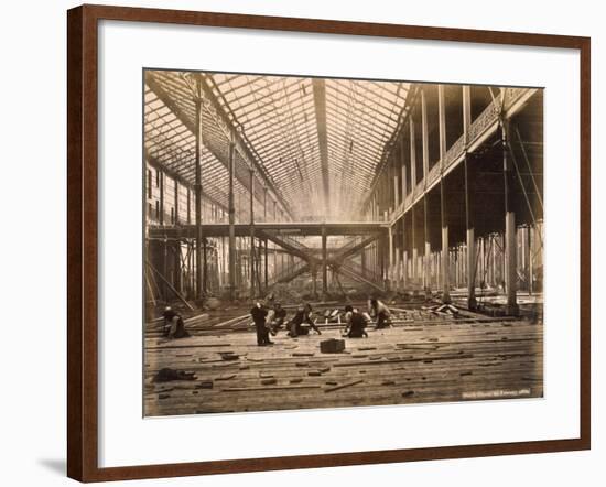 North Court, 21st February, 1862 (B/W Photo)-English Photographer-Framed Giclee Print