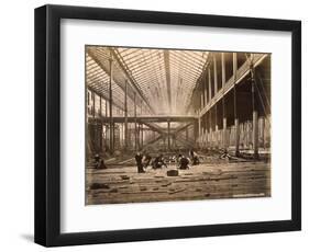 North Court, 21st February, 1862 (B/W Photo)-English Photographer-Framed Giclee Print