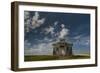 North Dakota, Abandoned Township Hall on the North Dakota Prairie-Judith Zimmerman-Framed Photographic Print